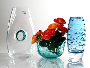 turquoise vases